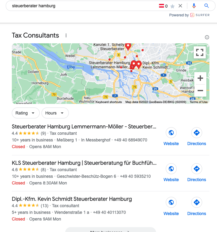 Suchmaschinenoptimierung für Steuerberater – Local SEO